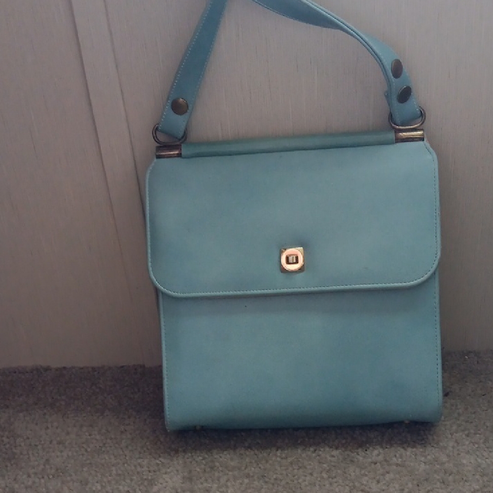 Stylish Aqua Shoulder Bag